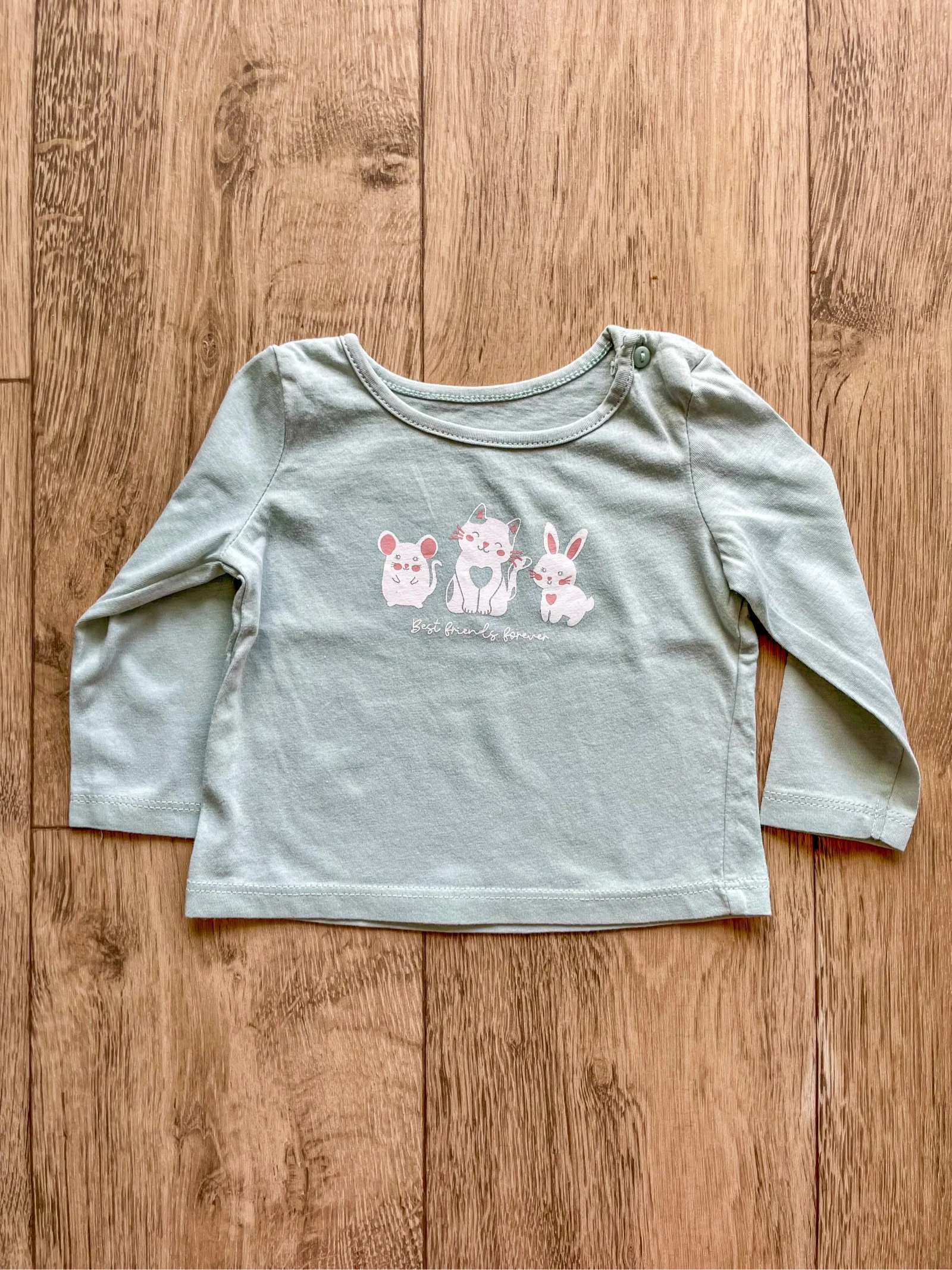 Set lange mouw t-shirts voor babymeisjes maat 3 maanden – photo 11